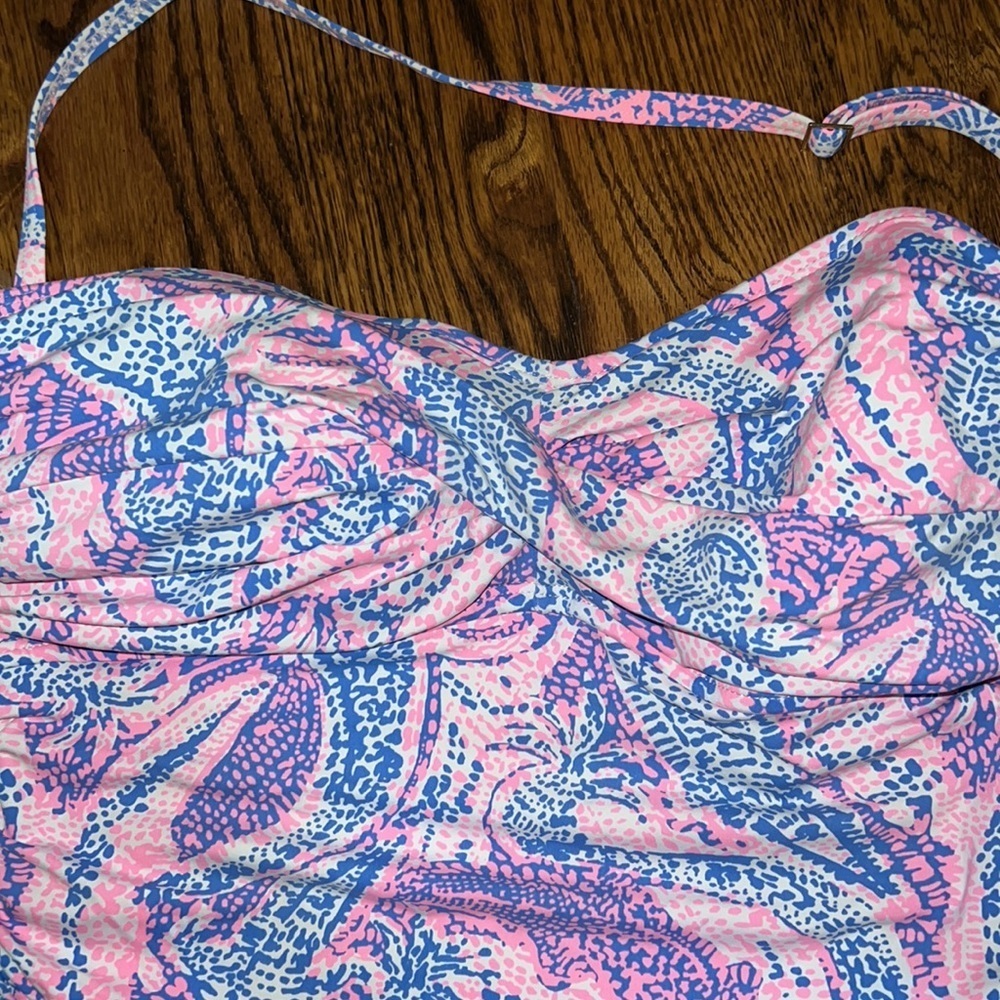 Lilly Pulitzer Flamenco one-piece bathing suit in print Maybe Gator size 12 EUC - Picture 5 of 8